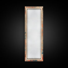 Load image into Gallery viewer, Bird Perched On Bright Red Lily Flower Skinny Art Tall Art Framed Canvas Print Japanese Style Art Ukiyo-e Art Wood Block Print Floral Detailed