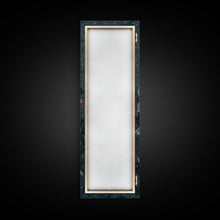 Load image into Gallery viewer, Deep Red Roses With Dark Green Foliage Skinny Art Tall Art Framed Canvas Print Japanese Style Art Ukiyo-e Art Wood Block Print Elegant Floral