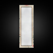 Carregar imagem no visualizador da galeria, Autumn Maple Leaves Falling Tall Skinny Japanese Wall Art - Framed Canvas Print in Ukiyo-e Style