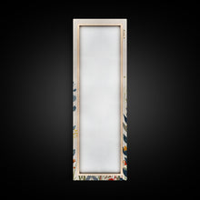 Cargar imagen en el visor de la galería, Colorful Wildflowers Whimsical Arrangement Set Against Light Background Tall Framed Canvas Print Brightening Any Space