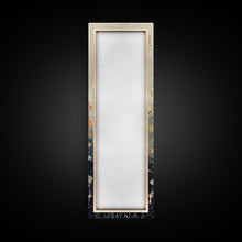 Carregar imagem no visualizador da galeria, Framed Canvas Print Of Elegant Wildflowers Set Against A Soft Background, Skinny Art, Tall Art, Japanese Style Art, Ukiyo-e Art, Wood Block Print