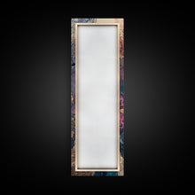 Carregar imagem no visualizador da galeria, Framed Canvas Print Of A Coral Reef Scene Filled With Vibrant Marine Life, Skinny Art, Tall Art, Japanese Style Art, Ukiyo-e Art, Wood Block Print