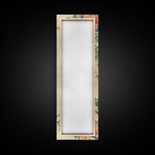 Load image into Gallery viewer, Bird Among Camellia Flowers On Light Background Skinny Art Ukiyo-e Wood Block Print Framed Canvas Print