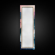 Load image into Gallery viewer, Dreamy Layers Of Misty Mountains At Dawn – Framed Canvas Print Skinny Art And Tall Art, Emphasizing Ukiyo-E Art And Japanese Style Art