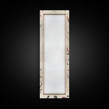 Load image into Gallery viewer, Delicate Plum Blossoms Skinny Art Tall Art Japanese Ukiyo-e Inspired Botanical Framed Canvas Print for Sophisticated Interiors