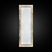 Carregar imagem no visualizador da galeria, Azalea Blossoms Skinny Art Tall Art Japanese Ukiyo-e Inspired Floral Framed Canvas Print for Elegant and Timeless Decor