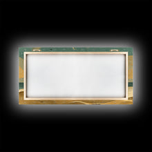 Load image into Gallery viewer, Art deco canvas print, pirate ship at sea beyond the sand dunes, living room wall art