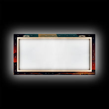 Load image into Gallery viewer, Dystopian metropolis canvas print, ready to hang wall art, art deco sunset, 1930s architecture, living room art, art nouveau