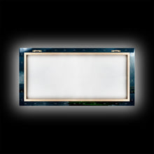 Carregar imagem no visualizador da galeria, Foggy night rainstorm over the lake canvas print, nature and landscape wall art, ready to hang, cool wall art