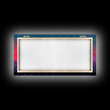 Load image into Gallery viewer, Los Angeles Wall Art, California at sunset canvas print, outrun style, vapor wave, synth wave sunset, ready to hang wall art