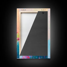 Load image into Gallery viewer, Delicate Blossoms in Springtime - Framed Canvas Print, Elegant Living Room Art, Soft Bedroom Decor, Pastel Flower Art, Wall Art