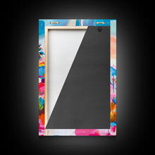 Load image into Gallery viewer, Colorful Desert Pathway Art - Framed Canvas Print, Southwestern Decor, Vibrant Living Room Wall Art, Modern Desert Landscape