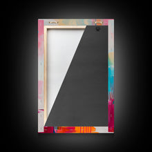 Cargar imagen en el visor de la galería, Brightly Painted Oil Lamp - Framed Canvas Print, Vibrant Western Art, Rustic Lamp Wall Art for Living Room Decor