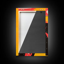 Load image into Gallery viewer, Cowboy Silhouette with Hat and Cigarette - Framed Canvas Print, Western Pop Art, Rustic Decor for Living Room or Office