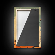 Load image into Gallery viewer, Elegant Cowgirl Commanding Horse | Framed Canvas Print | Western Wall Art | Living Room Decor | Rustic Home Decor