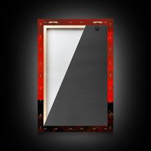 Load image into Gallery viewer, Dynamic Cowboy Horse Ride Silhouette at Sunset | Framed Canvas Print | Western Wall Art | Sunset Horseback Wall Art for Home Decor