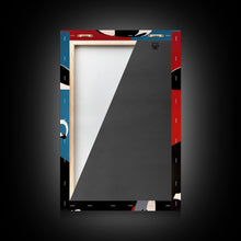 Load image into Gallery viewer, Cowboy and Cowgirl Embracing in Scenic Western Landscape - Framed Canvas Print, Rustic Western Decor, Bedroom Art, Romantic Wall Art