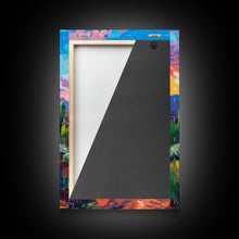 Carregar imagem no visualizador da galeria, Framed Canvas Print, Cactus and Desert Path Wall Art, Vibrant Southwest Landscape for Living Room or Bedroom, Nature Art Poster Piece