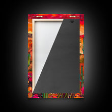 Carregar imagem no visualizador da galeria, Framed Canvas Print, Vibrant Desert Landscape with Flowers and Cacti, Perfect Wall Art for Living Room or Bedroom Decor