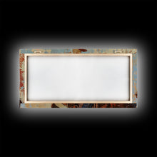 Load image into Gallery viewer, Cowboy Riding Horse in Abstract Style, Perfect Bedroom Art, Framed Canvas Print, Rustic Living Room Decor, Modern Home Decoration