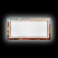 Load image into Gallery viewer, Cowboy Resting by Horse in Desert Scene, Rustic Farmhouse Art, Framed Canvas Print, Western Decor, Living Room Wall Art, Country Style