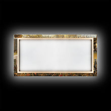 Carregar imagem no visualizador da galeria, Cute cows peeking through barn fence, Framed Canvas Print, ideal for farmhouse living room, country style wall art decor