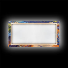 Load image into Gallery viewer, Desert Pathway with Vibrant Foliage, Perfect for Living Room Art, Framed Canvas Print, Bohemian Decor, Nature Inspired Wall Art