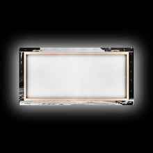 Carregar imagem no visualizador da galeria, Framed Canvas Print of Cowboys Riding through Canyon, Western Wall Art for Living Room or Bedroom, Unique Home Decor