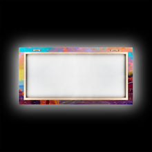 Load image into Gallery viewer, Cowboy with Horse on Cliff Edge, Farmhouse Style Framed Canvas Print for Living Room Wall Art, Vibrant Home Decor, Western Scenic Art