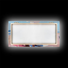 Load image into Gallery viewer, Elegant Cowgirl on Horse by the Shore, Beautiful Framed Canvas Print, Ideal for Coastal Living Room Art, Beach Bedroom Decor, Horse Wall Art