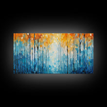 Carregar imagem no visualizador da galeria, Abstract Wall Art, Forest Wall Decor, Forest Painting, Wall Art, Canvas Print, Wall Hanging, Landscape Art, Farmhouse Wall Decor, Cozy Gift