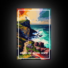 Carregar imagem no visualizador da galeria, Cape Of Good Hope, Hungary, European Wall Art, Lighthouse, Travel Wall Print, Travel Poster, Travel Wall Art, Canvas Wall Print