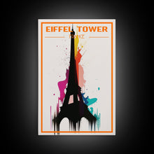 Carregar imagem no visualizador da galeria, France Travel Poster, Eiffel Tower Wall Art, Paris, Europe Wall Art, Travel Wall Print, Travel Poster, Travel Wall Art, Canvas Wall Print