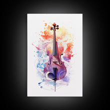 Carregar imagem no visualizador da galeria, Galaxy Cello Gift, Banjo Wall Art Canvas Print, Stringed Instruments, Cello Art, Banjo Poster Print, Cello Gifts, Musical Art