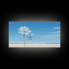 Load image into Gallery viewer, Desert Art, Wildflowers Wall Art, Botanical Painting, Panoramic Art, Wall Art, Canvas Art, Landscape Art, Horizontal Print, Thank You Gift