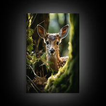 Load image into Gallery viewer, Deer Wall Art, Animal Wall Art, Wildlife Art, Canvas Print, Wall Art, Vertical Art, Country Home Decor, New Home Gift Ideas, RV Wall Decor