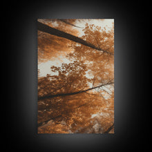 Carregar imagem no visualizador da galeria, Fall Art Print, Forest Wall Art, Trees Wall Art, Canvas Print, Wall Art, 3 Piece Wall Art, Tiny House Decor, Family Room Art, Ranch Decor