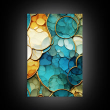 Carregar imagem no visualizador da galeria, Abstract Art Print, Vibrant Wall Print, Canvas Print, Wall Art, 3 Piece Wall Art, Abstract Wall Art, Above Bed Art, Teen Girl Room Decor