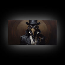 Load image into Gallery viewer, Creepy Clown Art, Halloween Prints, Framed Canvas Wall Decor, Clown Decor, Halloween Wall Art