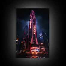 Carregar imagem no visualizador da galeria, Asian Wall Art, City Wall Art, Japanese Wall Art, Canvas Print, Wall Hanging, Portrait Art, Dining Room Decor, Bedroom Prints , Couples Gift