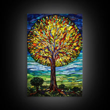 Carregar imagem no visualizador da galeria, Abstract Art, Tree Wall Art, Nature Print, Canvas Print, Wall Hanging, Portrait Art, New Homeowner Gift, Above Bed Art, Entryway Prints