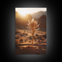 Carregar imagem no visualizador da galeria, Giant Andersonia, Desert Art, Plant Art, Canvas Print, Wall Hanging, Portrait Art, Business Gift, College Dorm Decor, Minimalist Prints