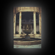 Carregar imagem no visualizador da galeria, Abandoned House, Haunted House, Halloween Wall Art, Canvas Print, Wall Hanging, Portrait Art, Horror Home Decor, Spooky Art Print, Dark Art