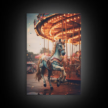 Carregar imagem no visualizador da galeria, Vintage Circus Photography Print, Framed Canvas Art, Cool Wall Art, Circus Art, Circus Poster, Printable Wall Art, Pop Art