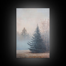 Carregar imagem no visualizador da galeria, Canvas Print of an Autumn Tree on a Serene Path, Fall Wall Art, Best Gift Idea, Seasonal Decor, Modern Farmhouse, Autumn Landscape Art