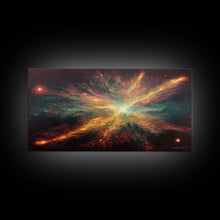 Carregar imagem no visualizador da galeria, Explosion of Stars, Scifi Art, Galaxy Universe Print, Ready To Hang Canvas Print, Framed Canvas Wall Art, Living Room Wall Decor