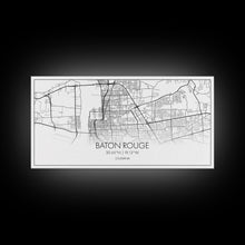 Load image into Gallery viewer, Baton Rouge Street Map, Louisiana Map, Map Print, Modern Art, Wall Art, Canvas Print, Realtor Gift, Wall Art Above Bed, Home Wall Décor