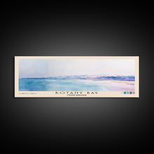 Load image into Gallery viewer, Botany Bay, United Kingdom Watercolor Print, Vacation Gift, United Kingdom Wall Art, Beach Painting, Beach Decor, Large Wall Art, Wood Frame Art