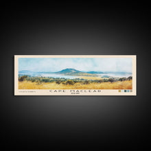 Load image into Gallery viewer, Cape Maclear, Malawi Watercolor Print, Vacation Gift, Malawi Wall Art, Beach Painting, Beach Decor, Large Wall Art, Wood Frame Art