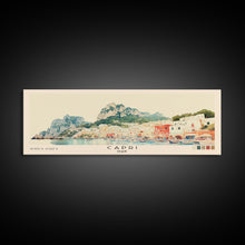 Load image into Gallery viewer, Capri, Italy Watercolor Beach Print, Vacation Gift, Italy Wall Art, Beach Painting, Beach Decor, Beach Painting